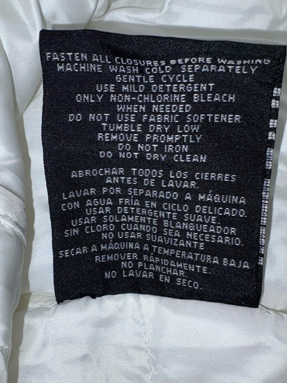 32 Degrees White Chevron Quilted Puffer Vest - Picture 5 of 5